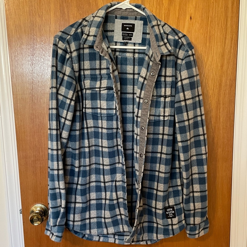 Mens Quiksilver Fleece Shirt
